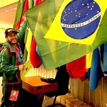 Alex representando el Brasil. Foto: Harshad Barde.
