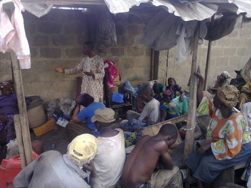 waste pickers' meeting in ibadan, nigeria