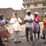 An informal meeting with Waste pickers at Dandora. Photo credit: Evalyne Wanyama.