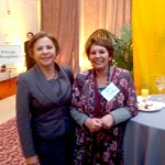 Nelly Mogollon, the director of Bogotá, Colombia's waste management department, with Nohra Padilla, recipient of the Goldman Prize. Mogollon accompanied her to San Francisco to learn about the city's Zero Waste program.