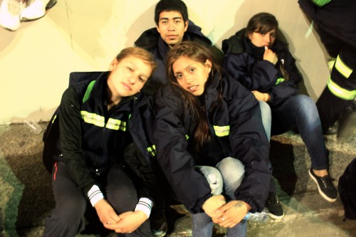 MTE youth workers. Florencia Palacios on the right. (Photo: Deia de Brito)