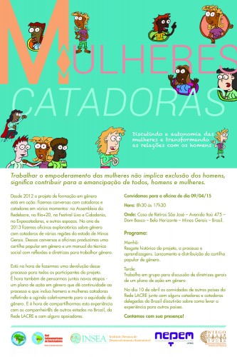 MULHERES CATADORAS_afiche-portugues