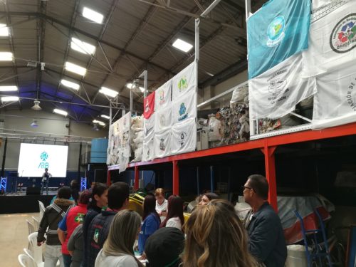 Lanzamiento de la planta de madera plástica de la Asociación de Recicladores de Bogotá