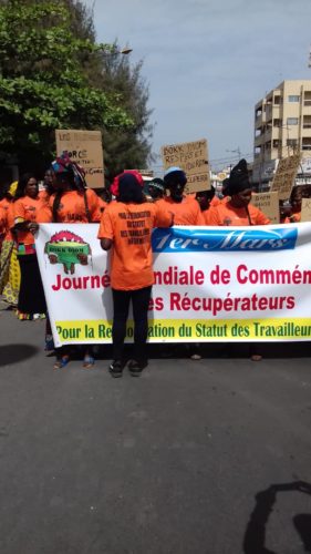 Manifestación silenciosa de Bokk Diom en Dakar, Senegal. 1º marzo 2020