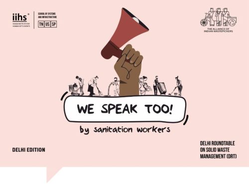 !We speak too!" by sanitation workers. 