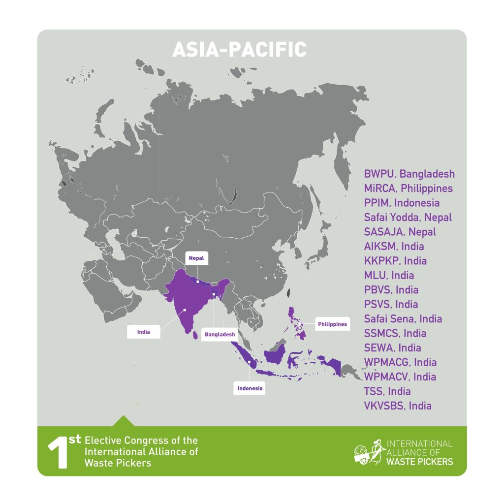 IAWP affiliates in 2023 in the Asia-Pacific region.