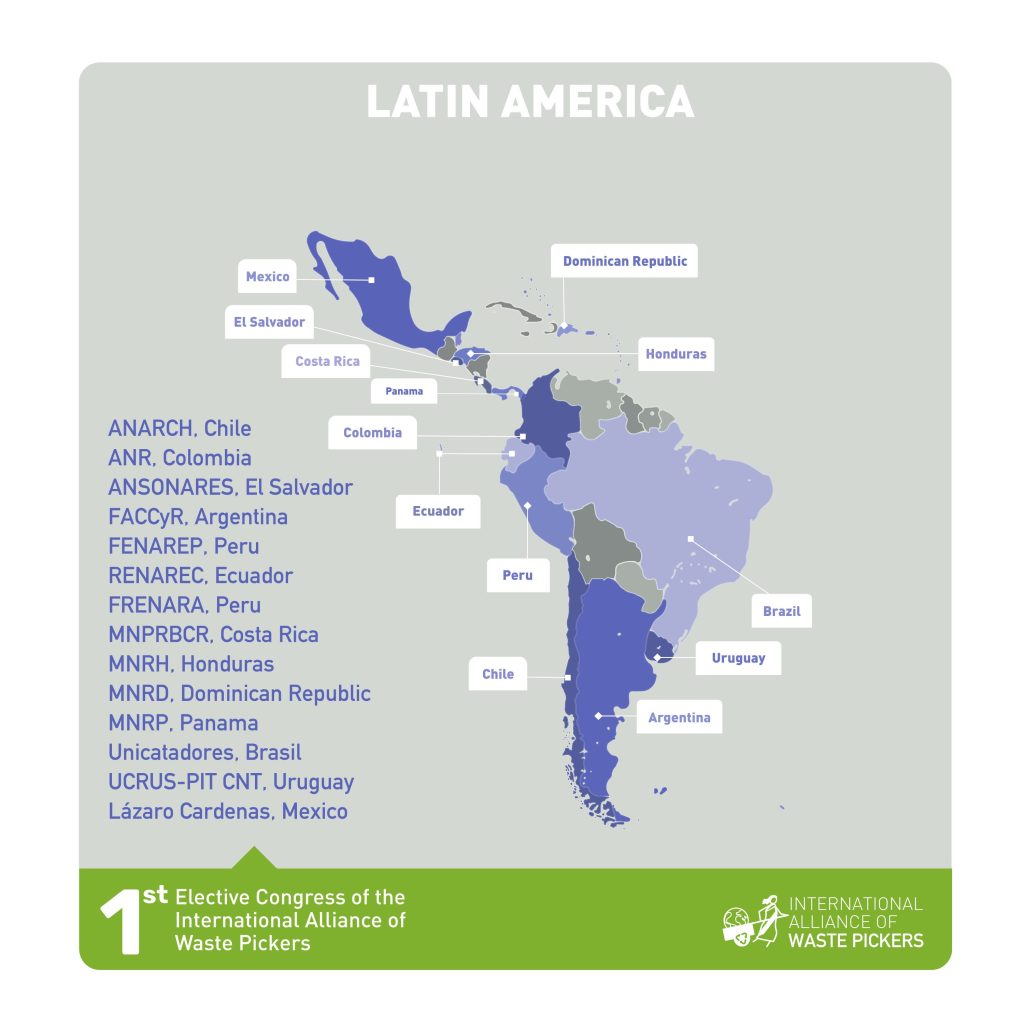 IAWP affiliates in 2023 in the Latinamerica region.