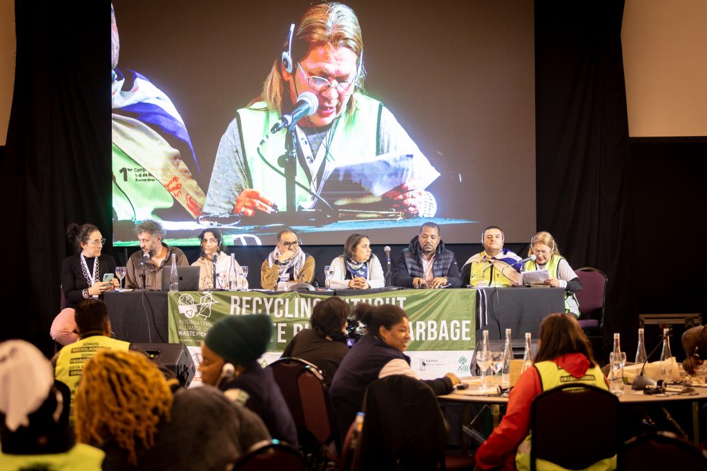 Sisters unions salutes at IAWP 2024 congress.